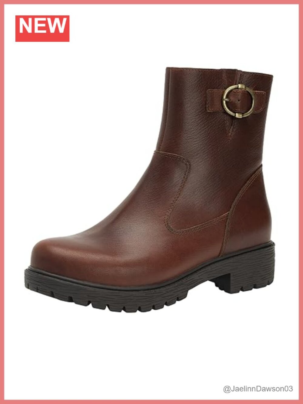 Mid-Calf Leather Boots with Removable Orthotic Footbed